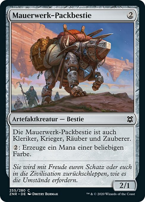 Mauerwerk-Packbestie