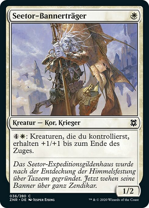 Seetor-Bannerträger
