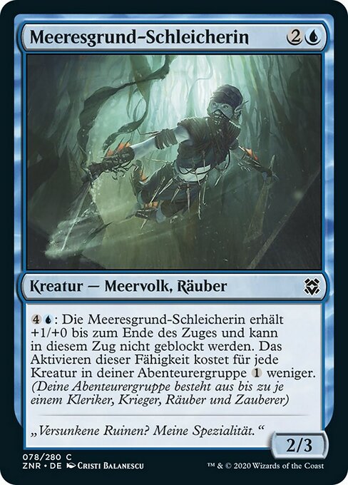 Meeresgrund-Schleicherin