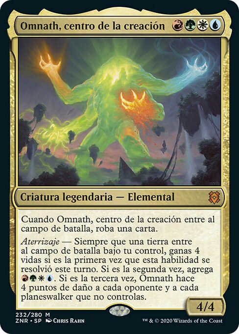 Omnath, centro de la creación