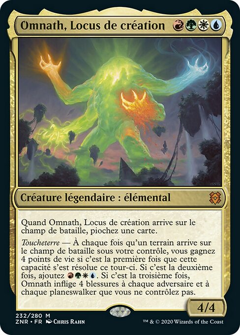 Omnath, Locus de création